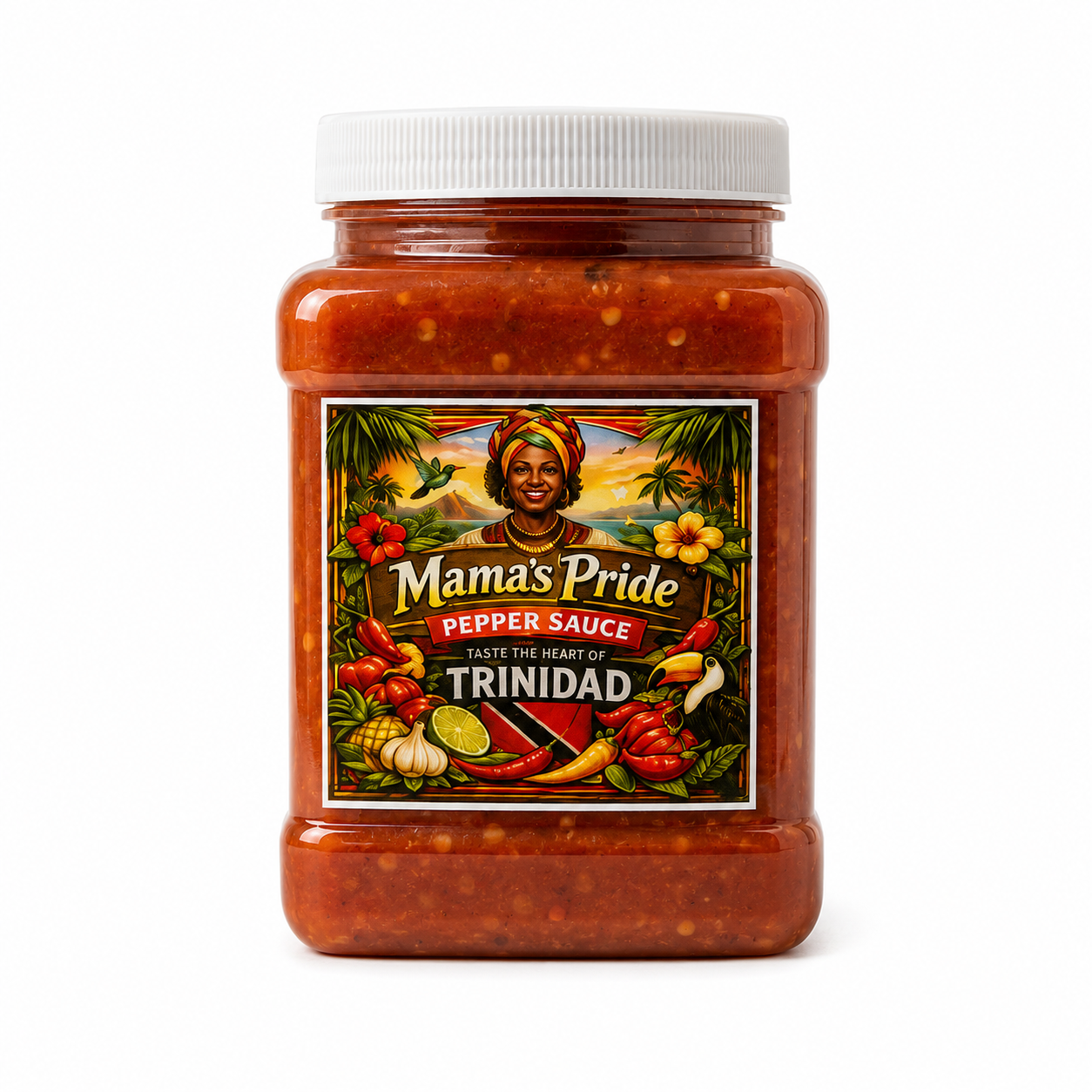 Mama's Pride Pepper Sauce – 32oz Family Size